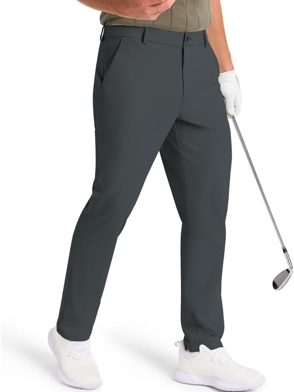 NWT SNOWTEN Men’s Golf Pants 34x30 Stretch Lightweight Dress Casual Trousers